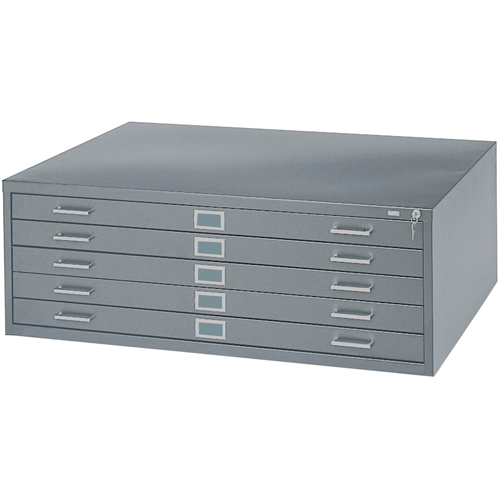 Steel Plan Files, 5 Drawers, 40-3/8" W x 29-3/8" D x 16-1/2" H Helyx Safety & Industrial Supplies