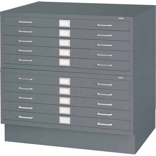 Steel Plan Files, 5 Drawers, 40-3/8" W x 29-3/8" D x 16-1/2" H Helyx Safety & Industrial Supplies