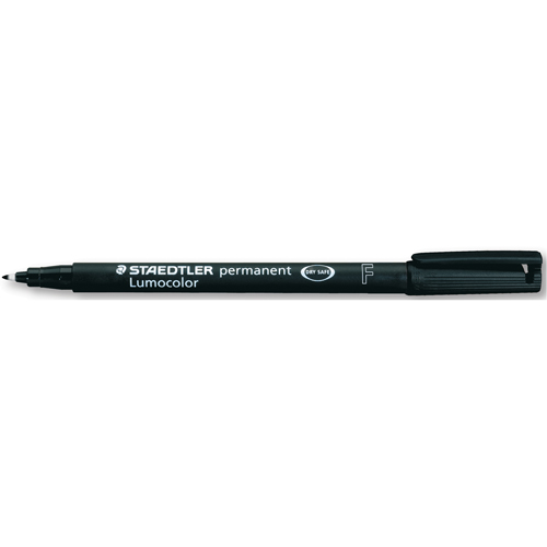 Marqueurs permanents Lumocolor, Noir, Pointe Fin Helyx Safety & Industrial Supplies