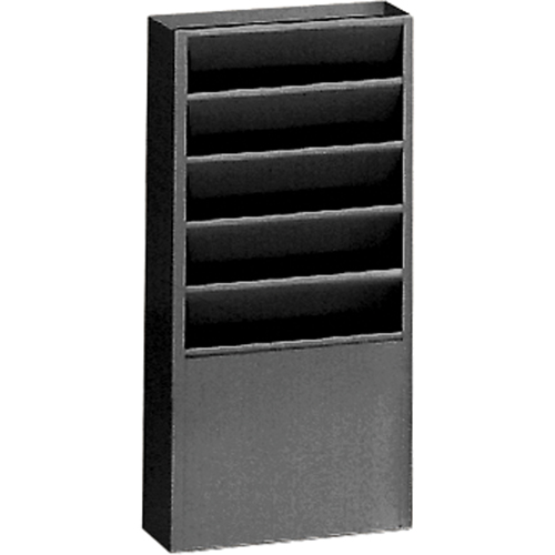 Pr&eacute;sentoirs, Stationnaire, 5 fentes, Acier, 9-3/4" la x 4-1/8" p x 21" h Helyx Safety & Industrial Supplies