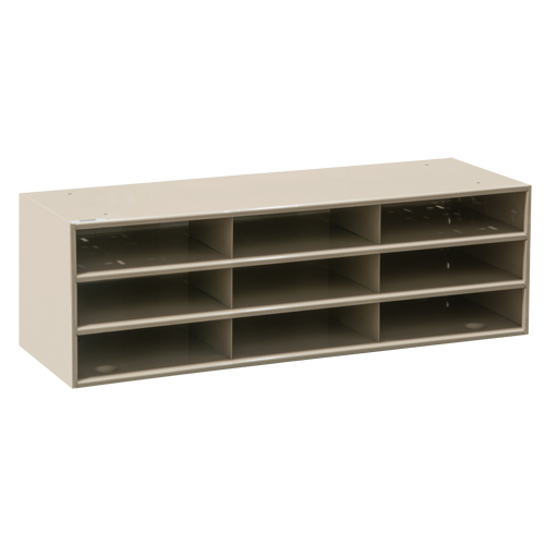 Data Organizers, Stationary, 15 Slots, Steel, 33-3/4" W x 11 5/8" D x 17 3/4" H Helyx Safety & Industrial Supplies