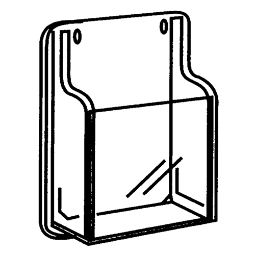 Pr&eacute;sentoirs, Mural, 9 fentes, Plastique, 30" la x 2" p x 36-7/8" h Helyx Safety & Industrial Supplies