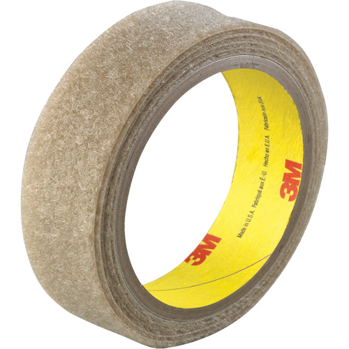 Attache ignifug&eacute;e, Boucle, 50 vg x 1", Adh&eacute;sif, Beige Helyx Safety & Industrial Supplies