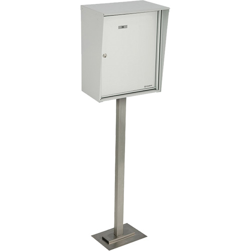 Boîtes de collection, Fixation Socle, 21" x 12-7/8", Aluminium Helyx Safety & Industrial Supplies