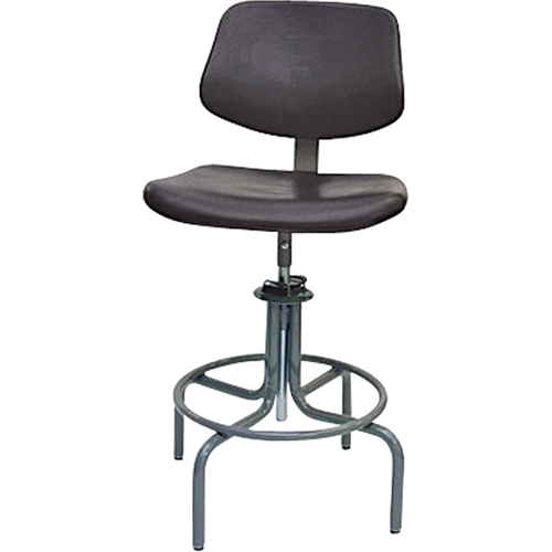 Tabouret rectangulaire avec dos de s&eacute;rie 600, Mobile, Ajustable Hauteur, Capacit&eacute; 250 lb Helyx Safety & Industrial Supplies