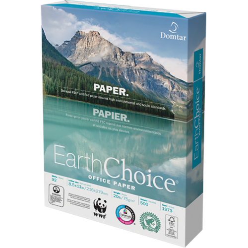 EarthChoice&reg; Office Paper, FSC, 8-1/2" x 11", 20 lbs., White Helyx Safety & Industrial Supplies