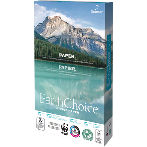 Papier pour le bureau EarthChoice, FSC, 8-1/2" x 14", 20 lb, Blanc Helyx Safety & Industrial Supplies
