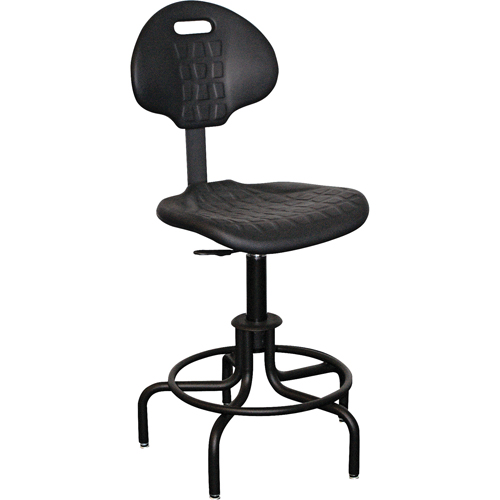 Tabouret avec dossier de s&eacute;rie 6000, Stationnaire, Ajustable Hauteur, Capacit&eacute; 250 lb Helyx Safety & Industrial Supplies