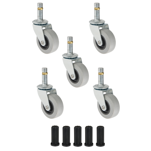 Steel Base Swivel Casters Helyx Safety & Industrial Supplies