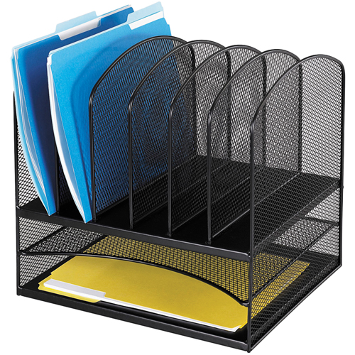 Onyx Steel Mesh Desktop Organizers Helyx Safety & Industrial Supplies