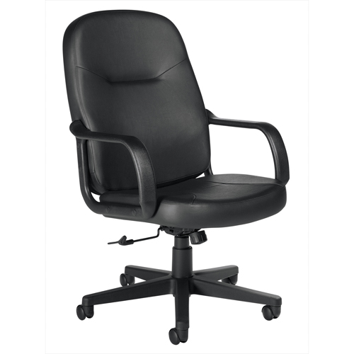 Office Chairs, Leather, Black Helyx Safety & Industrial Supplies