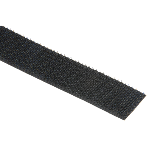 Bande d'attaches, Crochet, 50 vg x 1", Cousu, Noir Helyx Safety & Industrial Supplies