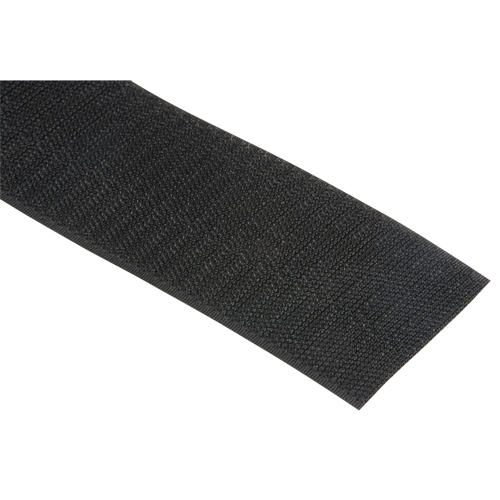 Bande d'attaches, Crochet, 50 vg x 2", Cousu, Noir Helyx Safety & Industrial Supplies