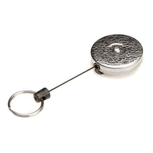 Original Self Retracting Reels #485-HDK, Chrome, 48" Cable, Belt Clip Attachment Helyx Safety & Industrial Supplies