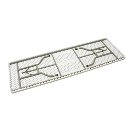 Table pliante, Rectangulaire, 96" l x 30" la, Poly&eacute;thyl&egrave;ne, Blanc Helyx Safety & Industrial Supplies