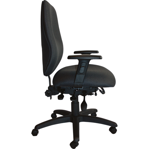 Cierra Heavy Duty Ergonomic Chairs, Fabric, Black, 400 lbs. Capacity Helyx Safety & Industrial Supplies