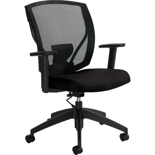 Chaises de travail, Tissu, Noir, Capacit&eacute; 300 lb Helyx Safety & Industrial Supplies