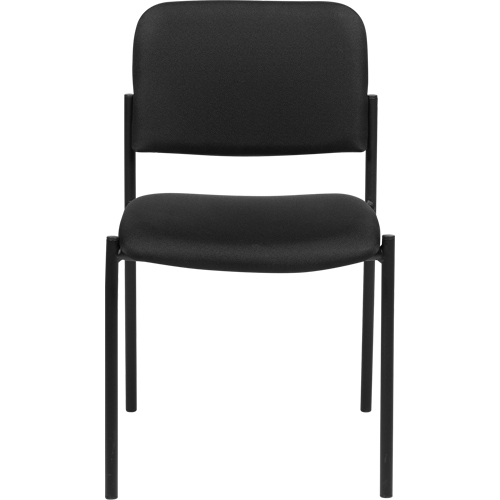 Chaises sans accoudoirs empilables, Tissu, Hauteur 32", Capacit&eacute; 300 lb, Noir Helyx Safety & Industrial Supplies