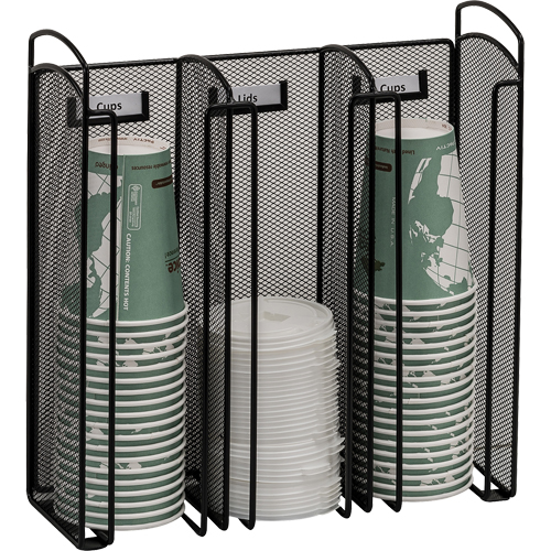 Organisateur Onyx pour verres et couvercles Helyx Safety & Industrial Supplies