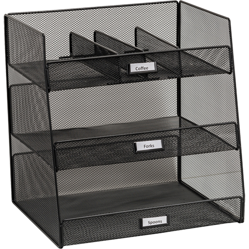 Onyx Break Room Supplies Organizer Helyx Safety & Industrial Supplies