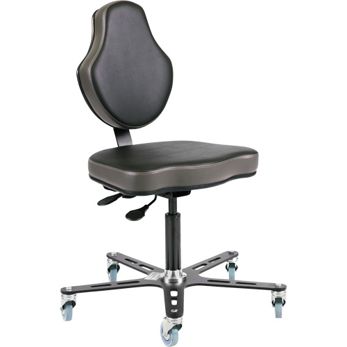Chaise ergonomique &agrave; inclinaison r&eacute;glable Vega, Mobile, Ajustable Hauteur Helyx Safety & Industrial Supplies