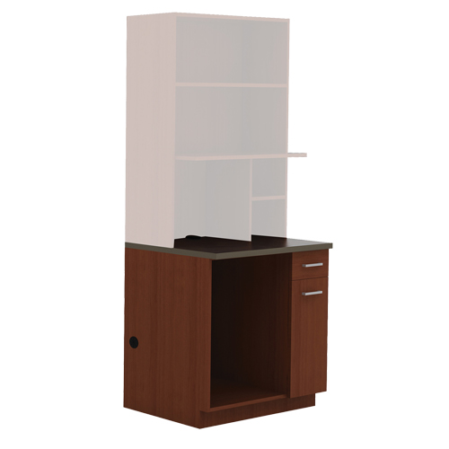 Armoire modulaire, M&eacute;lamine, 39" h x 36" la x 25" P, Acajou Helyx Safety & Industrial Supplies