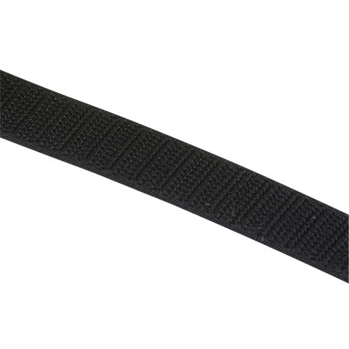 Ruban d'attaches, Crochet, 25 vg x 3/4", Cousu, Noir Helyx Safety & Industrial Supplies