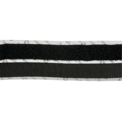 Attache, Boucle et crochet, 15' x 3/4", Adh&eacute;sif, Noir Helyx Safety & Industrial Supplies