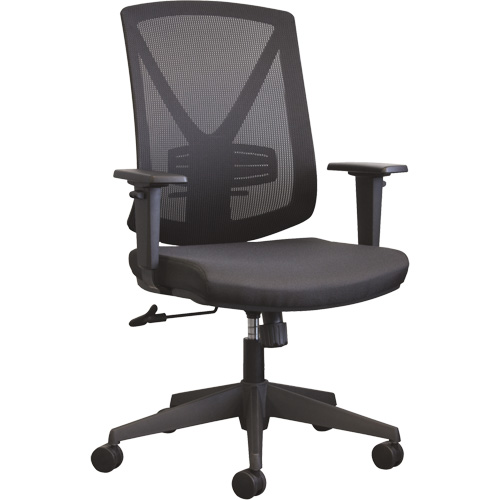 Chaise de bureau Activ A-47 Synchro, Tissu, Noir, Capacit&eacute; 275 lb Helyx Safety & Industrial Supplies