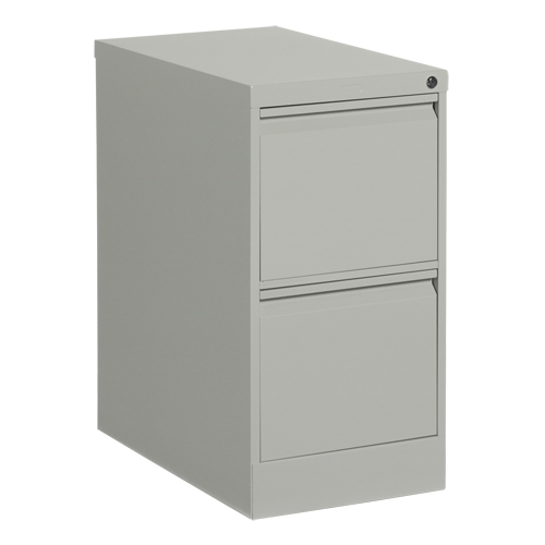 Classeur vertical, Acier, 2 tiroirs, 15-1/7" la x 25" p x 29" h, Gris Helyx Safety & Industrial Supplies