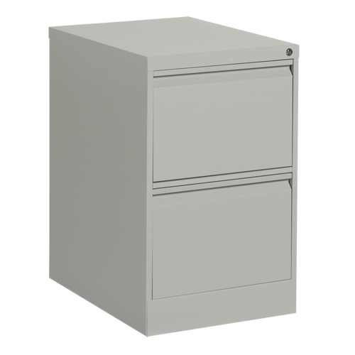 Classeur vertical, Acier, 2 tiroirs, 18-1/7" la x 25" p x 29" h, Gris Helyx Safety & Industrial Supplies