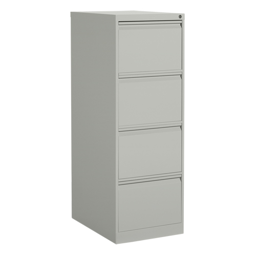 Classeur vertical, Acier, 4 tiroirs, 18-1/7" la x 25" p x 52" h, Gris Helyx Safety & Industrial Supplies