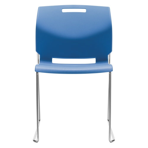 Chaise, Plastique, Hauteur 32-1/2", Capacit&eacute; 300 lb, Bleu Helyx Safety & Industrial Supplies