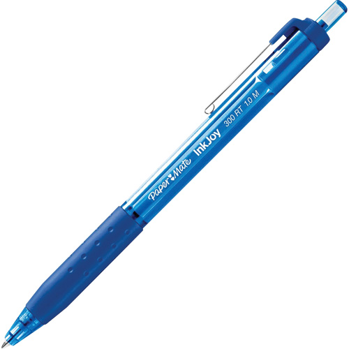 Stylo Inkjoy 300RT, Bleu, 1 mm, R&eacute;tractable Helyx Safety & Industrial Supplies