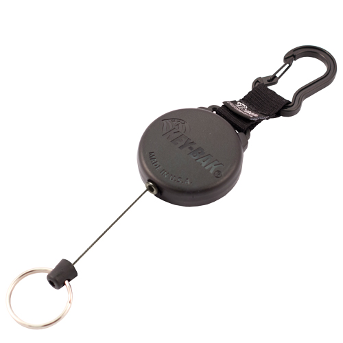Porte-cl&eacute;s Securit, Polycarbonate, C&acirc;ble 48", Fixation Mousqueton Helyx Safety & Industrial Supplies
