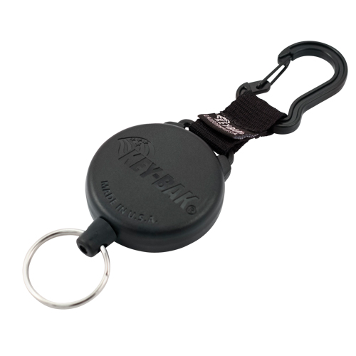 Porte-cl&eacute;s Securit, Polycarbonate, C&acirc;ble 48", Fixation Mousqueton Helyx Safety & Industrial Supplies