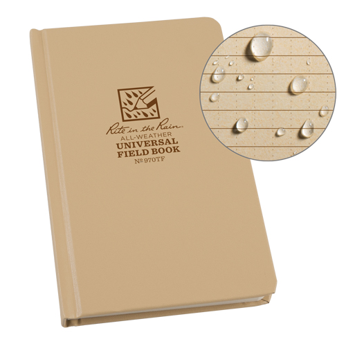 Livre reli&eacute;, Couverture rigide, Havane, 160 Pages, 4-5/8" , 7-1/4"  Helyx Safety & Industrial Supplies