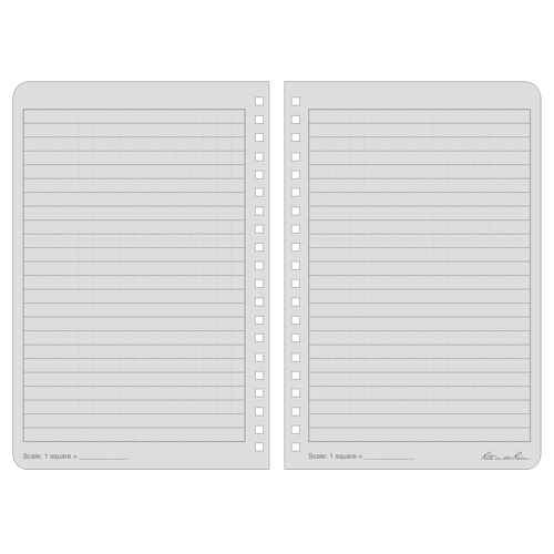 Carnet de notes de poche &agrave; spirale lat&eacute;rale, Couverture souple, Noir, 64 Pages, 4-5/8" , 7"  Helyx Safety & Industrial Supplies