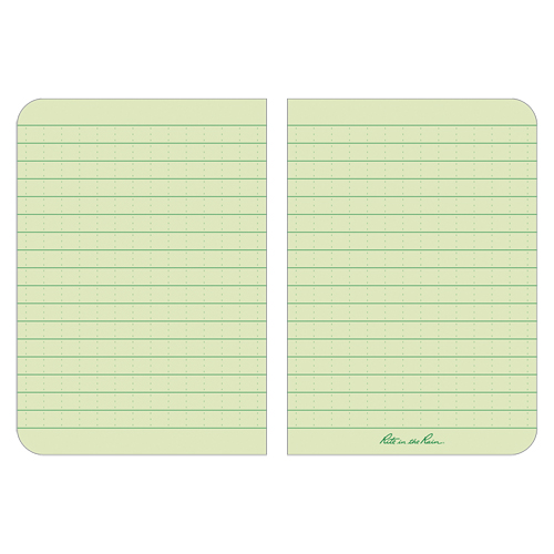 Memo Book, Soft Cover, Green, 112 Pages, 3-1/2" W x 5" L Helyx Safety & Industrial Supplies