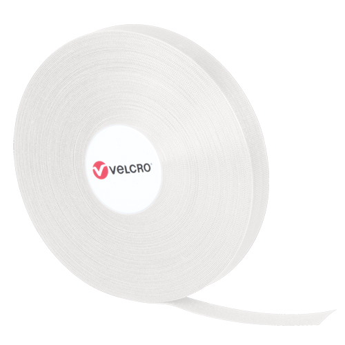 Attaches QWIK, Boucle et crochet, 25 vg x 3/4", Auto-aggripant, Blanc Helyx Safety & Industrial Supplies