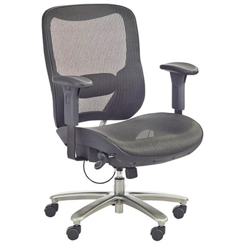 Economical Big & Tall Chair, Mesh, Black, 450 lbs. Capacity Helyx Safety & Industrial Supplies