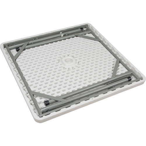 Folding Table, Square, 34" L x 34" W, Polyethylene, White Helyx Safety & Industrial Supplies