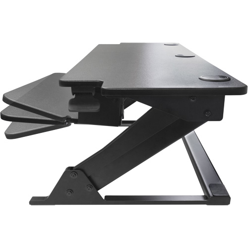 Goya Sit-Stand Workstation, Desktop Unit, 20" H x 42" W x 16" D, Black Helyx Safety & Industrial Supplies