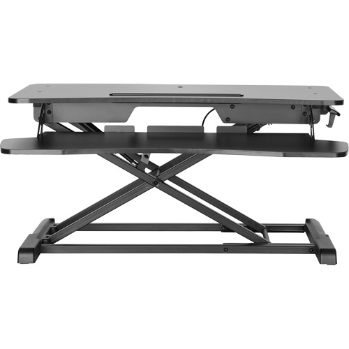 Poste de travail assis-debout Goya, Mod&egrave;le de bureau, 22" h x 31-1/2" la x 24" p, Noir Helyx Safety & Industrial Supplies