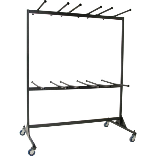 Chariot pour chaises pliantes &agrave; deux c&ocirc;t&eacute;s Helyx Safety & Industrial Supplies