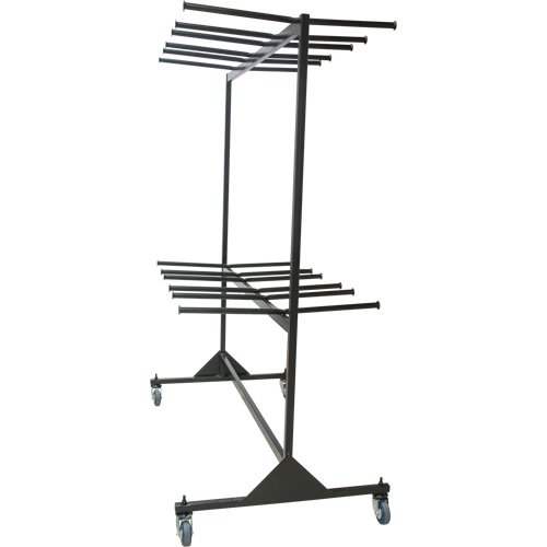 Chariot pour chaises pliantes &agrave; deux c&ocirc;t&eacute;s Helyx Safety & Industrial Supplies