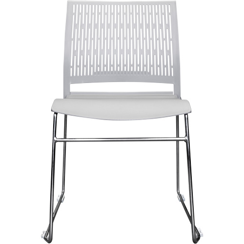Chaises empilables s&eacute;rie Activ, Polypropyl&egrave;ne, Hauteur 32-3/8", Capacit&eacute; 275 lb, Gris Helyx Safety & Industrial Supplies