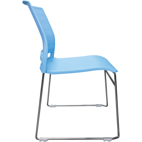 Activ Series Stacking Chairs, Polypropylene, 32-3/8" High, 275 lbs. Capacity, Blue Helyx Safety & Industrial Supplies
