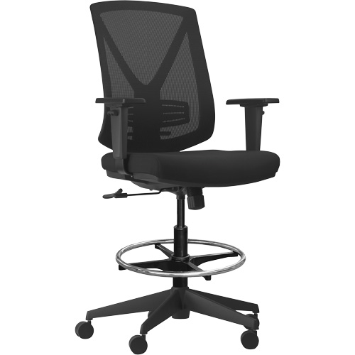 Activ Series Synchro-Tilt Adjustable Chair, Fabric/Mesh, Black, 275 lbs. Capacity Helyx Safety & Industrial Supplies