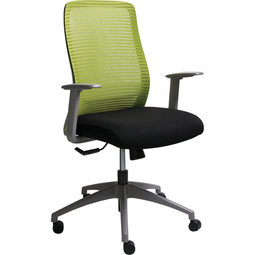 Era Series Adjustable Office Chair, Fabric/Mesh, Green, 275 lbs. Capacity Helyx Safety & Industrial Supplies